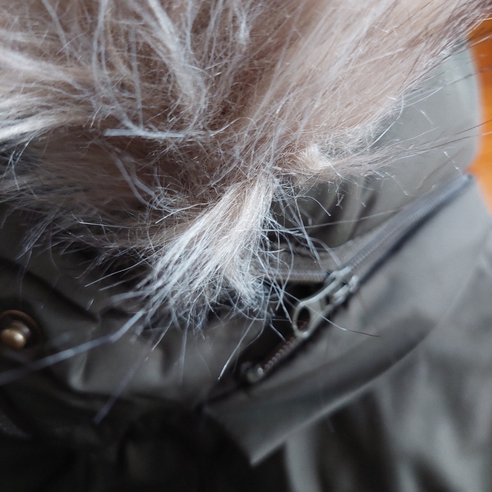 NWT Lauren Ralph Lauren Parka Jacket Coat Sz XXS Hoodie Faux Fur Down Coat Bag B - Picture 8 of 10